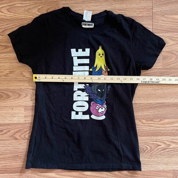 Fortnite Character Stack T-Shirt Women’s S Black Peely Drift Omega Cuddle Leader - Picture 4 of 7